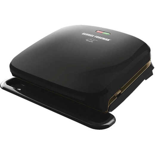 George Foreman Removable Grid 60 Sq. In. Black Electric Grill